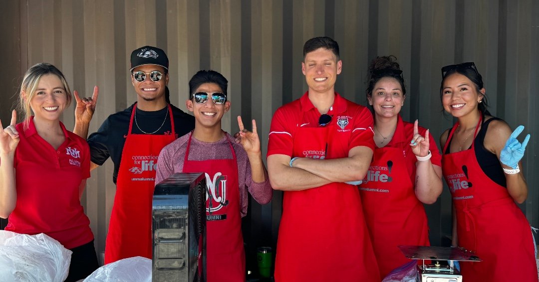 As students return for the spring semester, some are coming back to UNM for more.

The Young Alumni Scholarship supports alumni who return for graduate studies, many of whom balance classes alongside teaching, research, work, and family life. These g