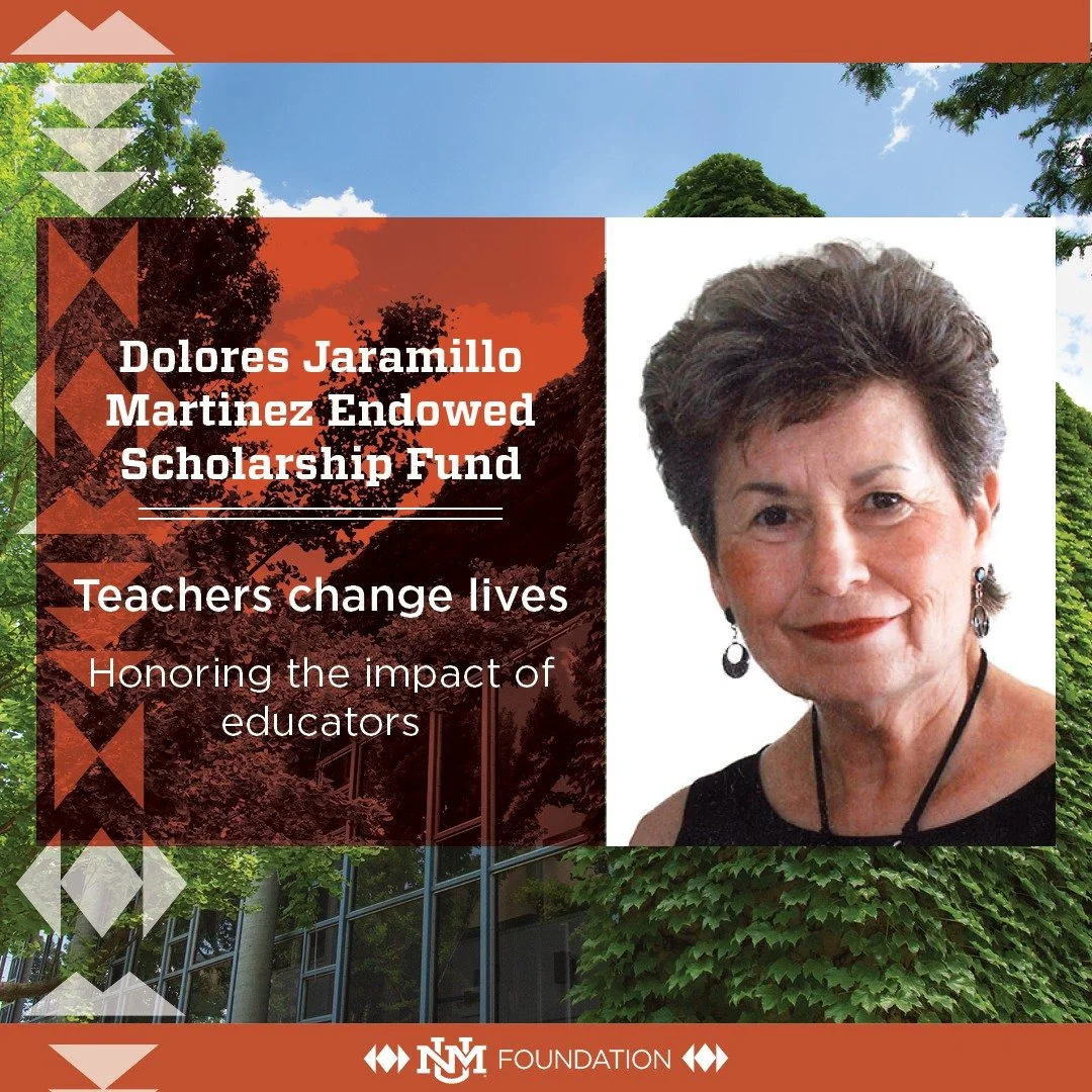 Dolores Jaramillo Martinez was the kind of teacher who created a space where kids could learn, grow, and feel supported.

Her impact didn&rsquo;t stop in the classroom.

Through an endowed scholarship in her name, future teachers are being supported 