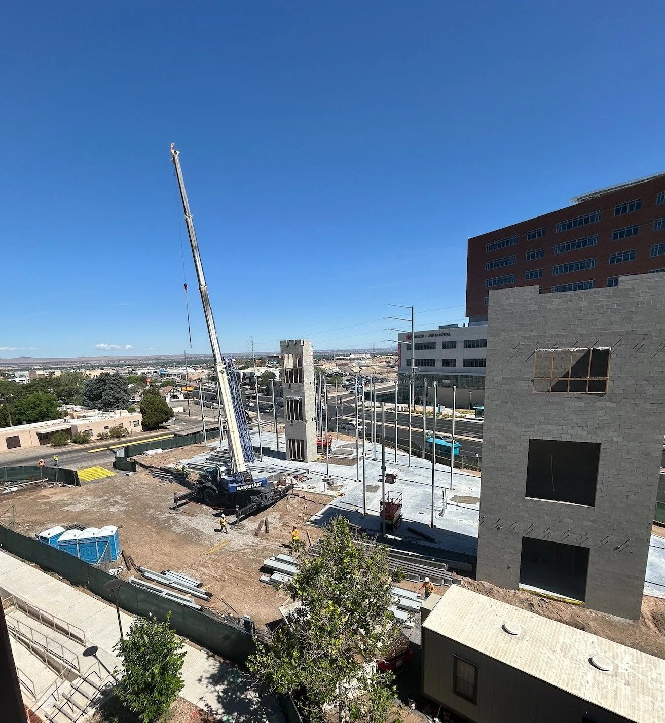 A lot happens before the walls go up. 🚧

The Velarde Center for Philanthropy continues to take shape on campus as the future home of the UNM Foundation. It&rsquo;s rewarding to see the progress happening and this project continue to come to life at 