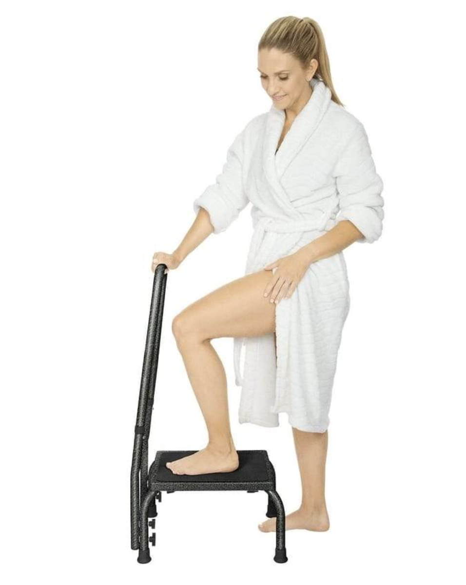 VIVE Step Stool with Handrail Vive