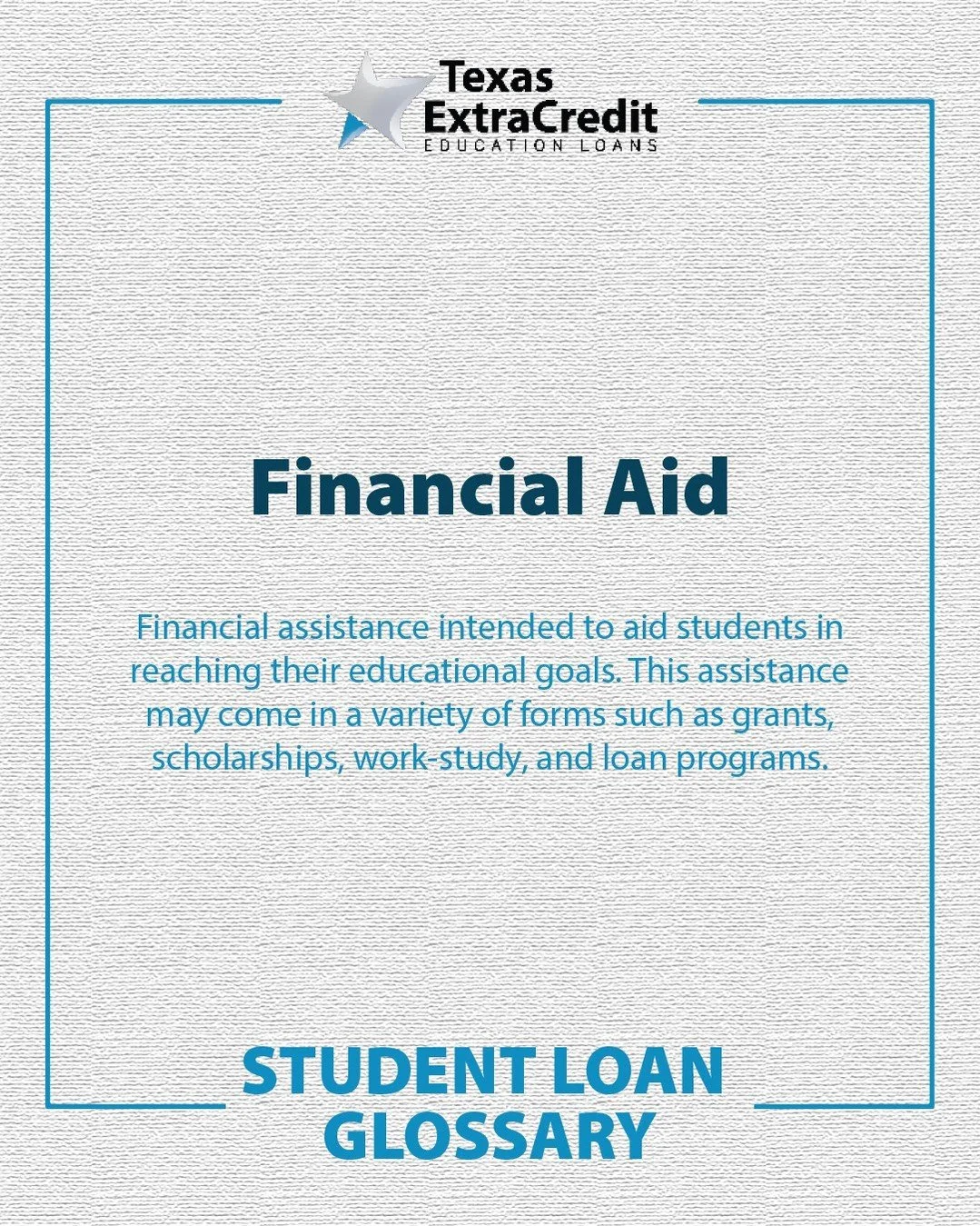 📚 Knowledge is power! Expand your financial vocabulary with this week&rsquo;s student loan glossary term and make confident decisions for your future. A smarter tomorrow starts today! 
#StudentLoanGlossary #FinancialTerms101 #TexasExtraCredit #Stude