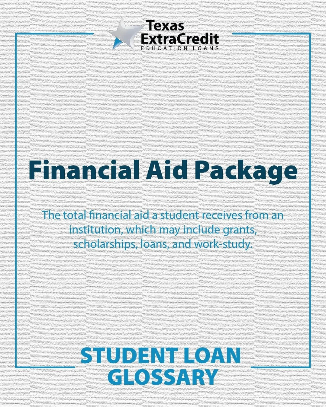 🎓 Empowering students and parents one term at a time! Learn the language of financial aid so you and your family can make informed decisions and take control of your borrowing journey. 

#StudentLoanGlossary #FinancialTerms101 #TexasExtraCredit #Stu