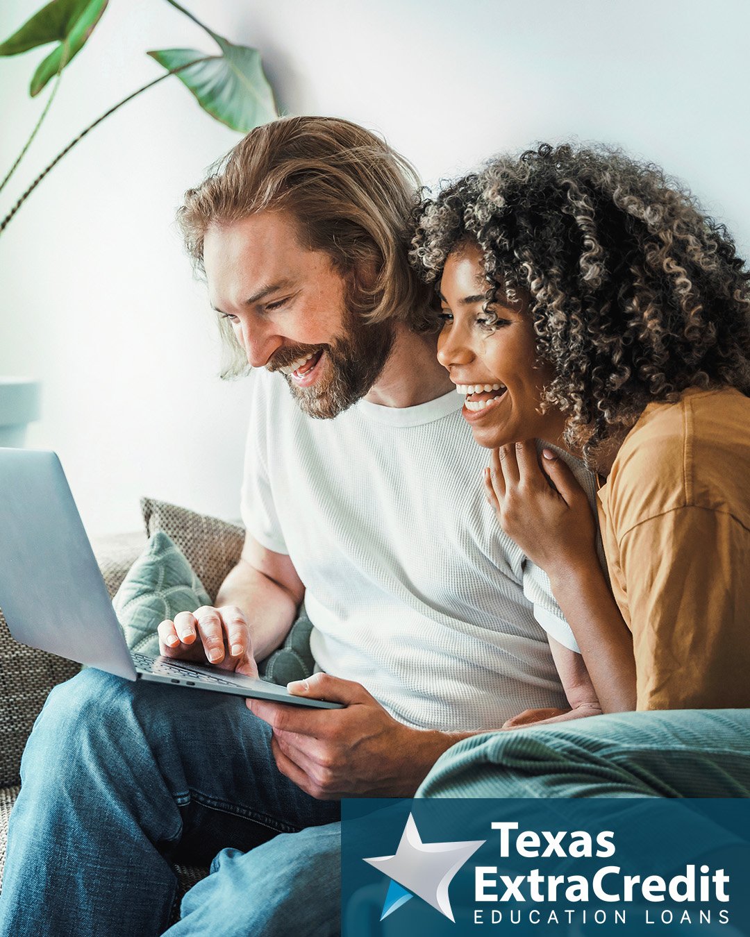 One simple step to smarter student loan payments 💡

Refinance your eligible federal and/or private student loans into one monthly payment with the Texas Extra Credit Refinance Loan Program &mdash; and potentially lower your monthly payment.

✔ 5, 10