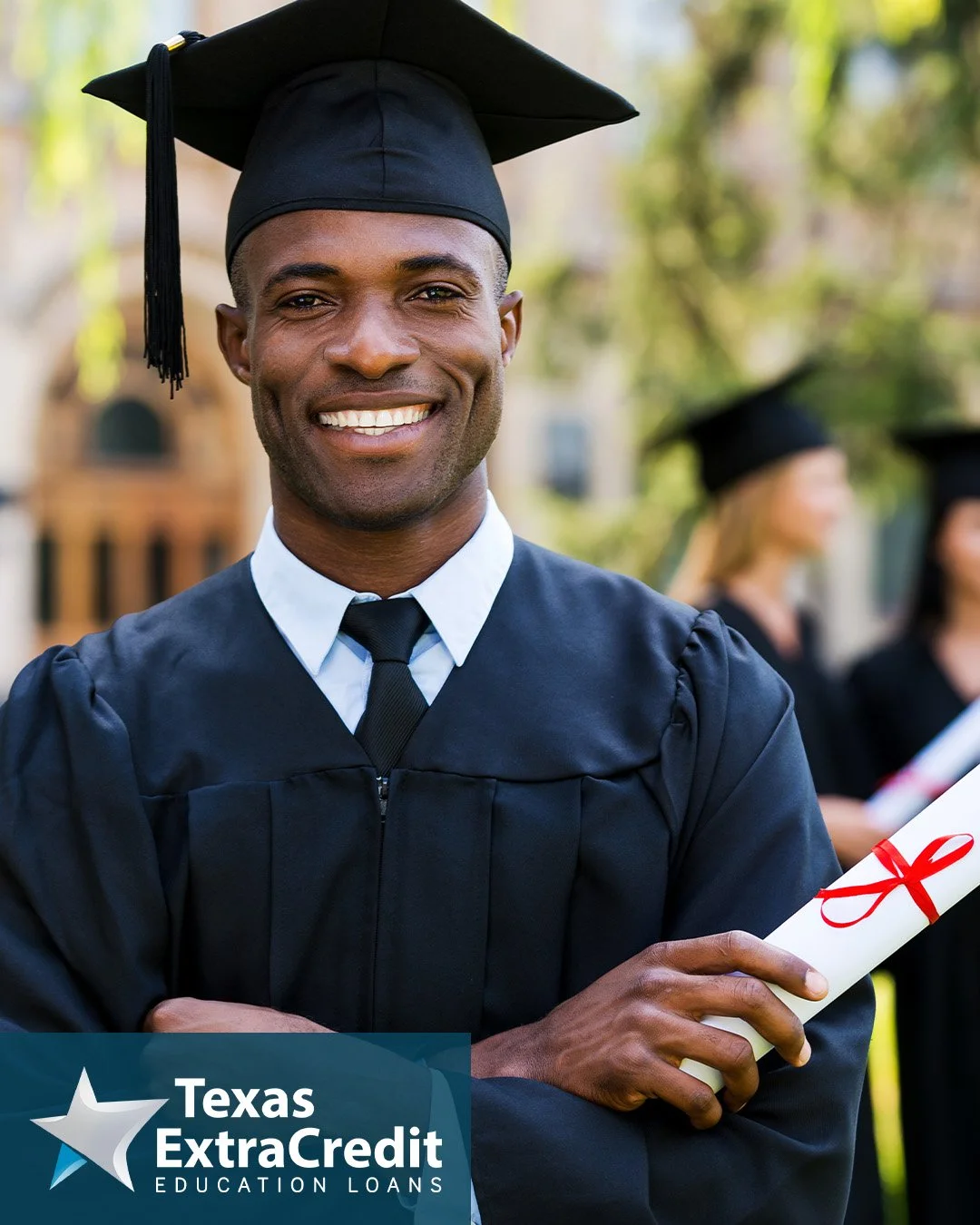 Graduating soon? 🎓 Texas Extra Credit offers a 0.25% interest rate reduction when you:

✔️ Take out a Student Loan
✔️ Graduate with a bachelor&rsquo;s degree or higher
✔️ Request the benefit within 1 year
✔️ Provide proof of graduation

Need funding