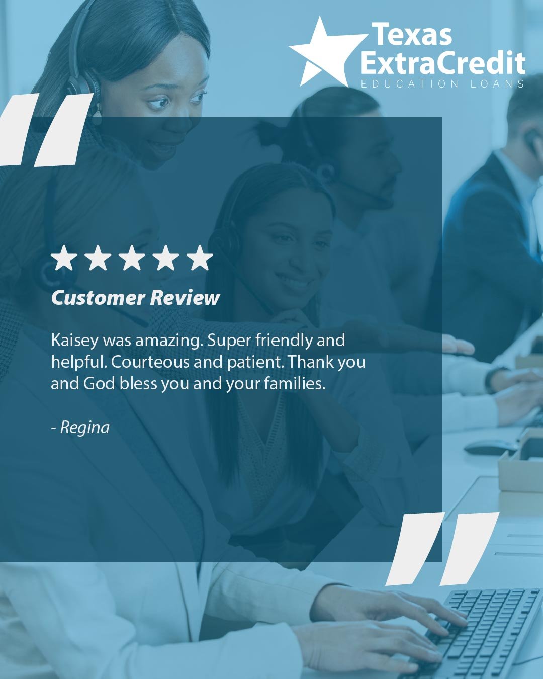 Real Support, Real Impact! 💙 Hear firsthand how our dedicated team made a difference in this borrower's student loan journey. #TexasExtraCredit #HESCLoans #CustomerService #StudentLoans