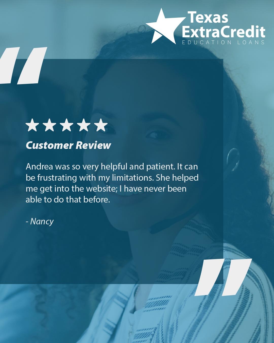 Great service makes all the difference! See how our team went above and beyond to provide exceptional support to one of our borrowers. #TexasExtraCredit #HESCLoans #CustomerService #StudentLoans