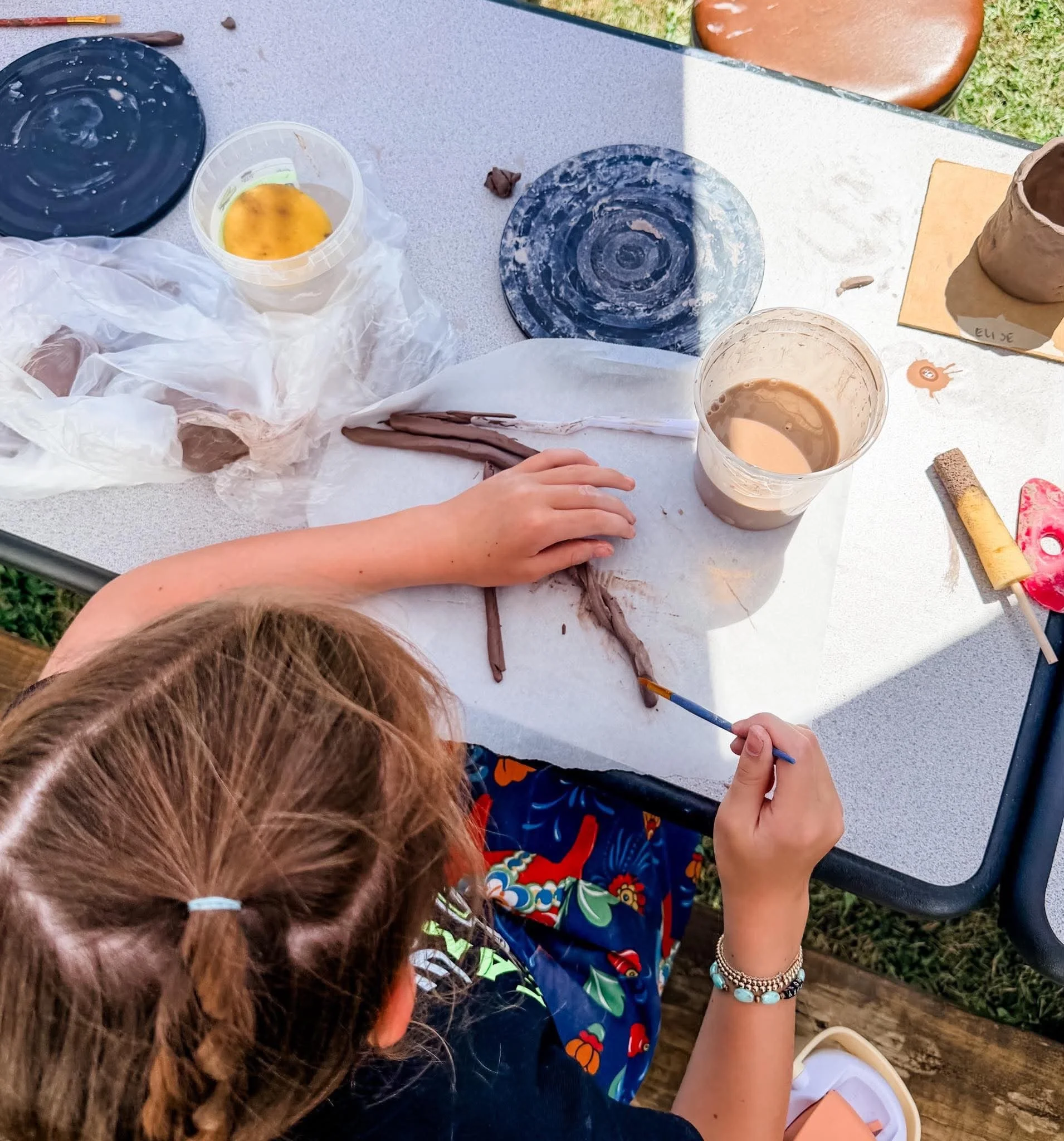 Tweens Hand building pottery Workshop