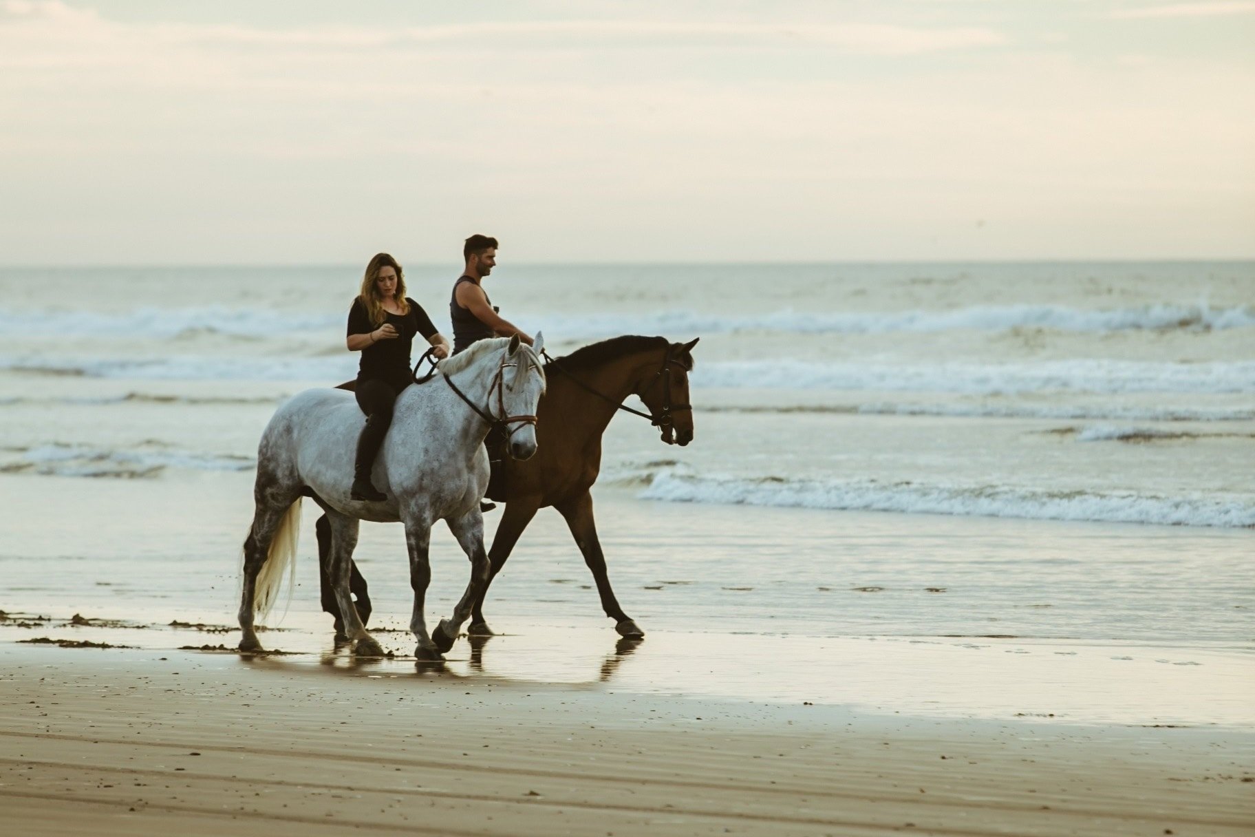 Sunrise beach horse riding 