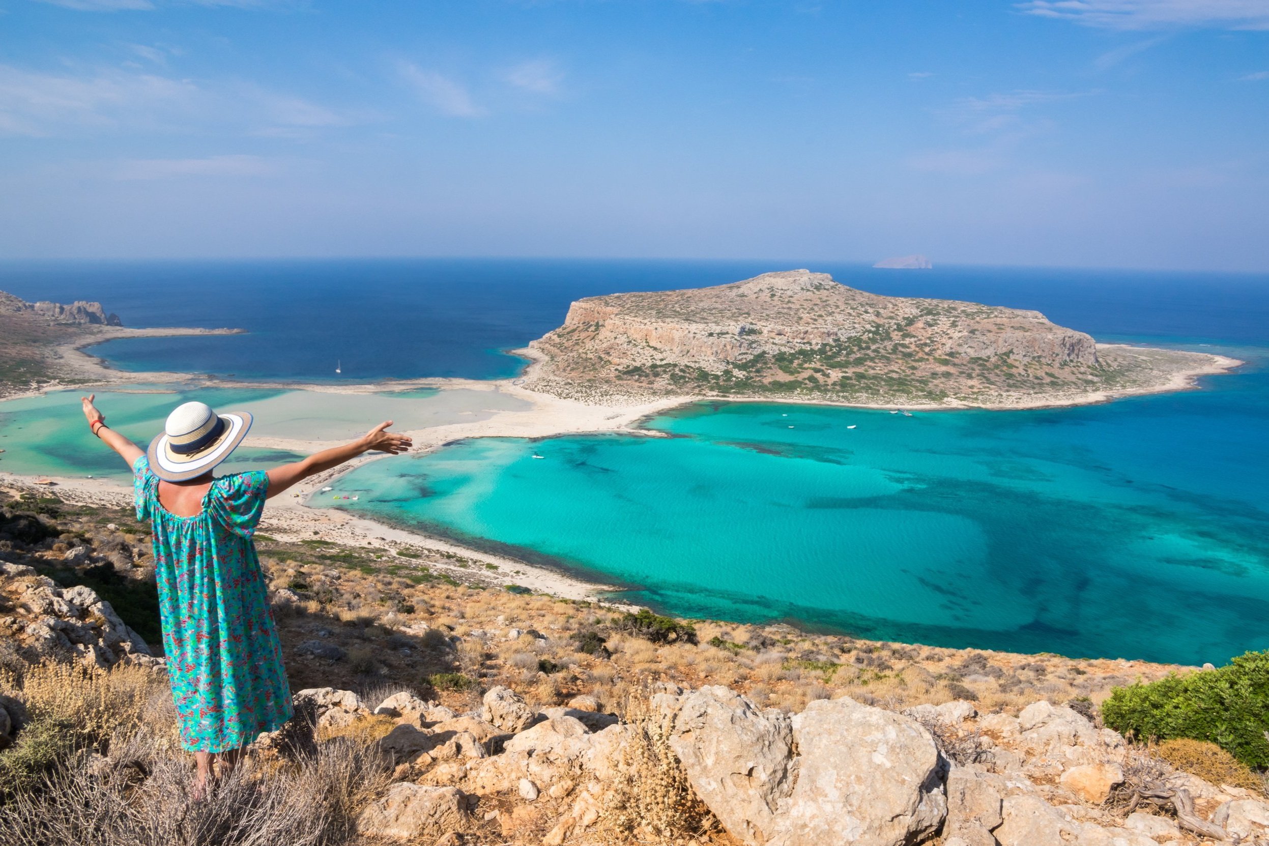 Hiking breathtaking Crete