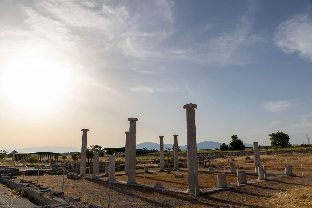 The ancient Macedonian palace at Pella