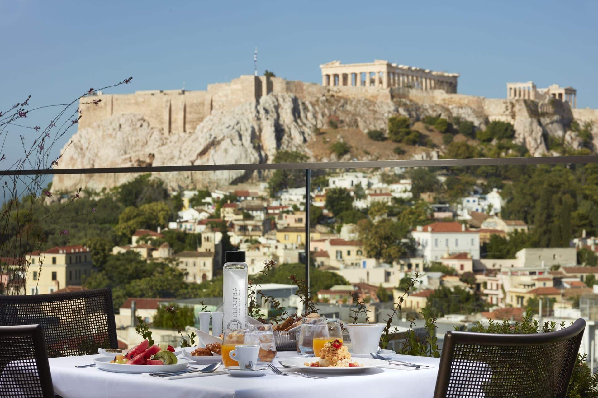 Acropolis views from Electra Metropolis 5* hotel 