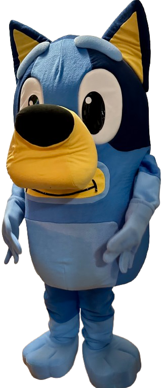 Bluey character mascot