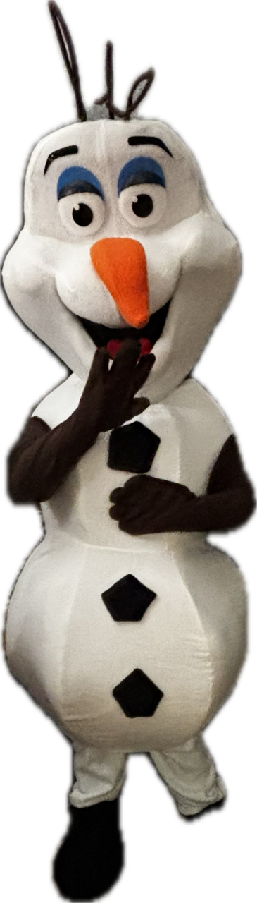 Olaf Frozen Snowman Character Mascot