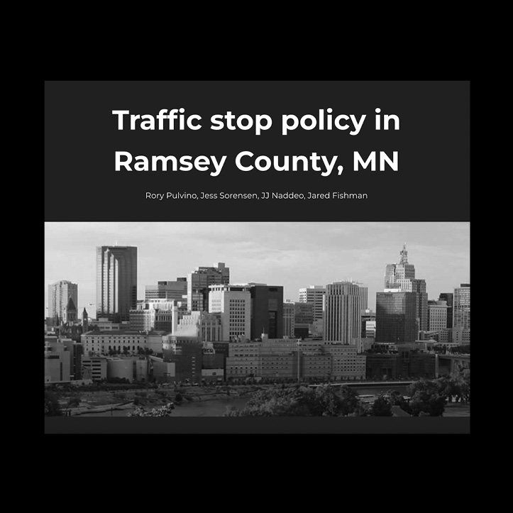 Limiting non-public safety traffic stops in some Ramsey County