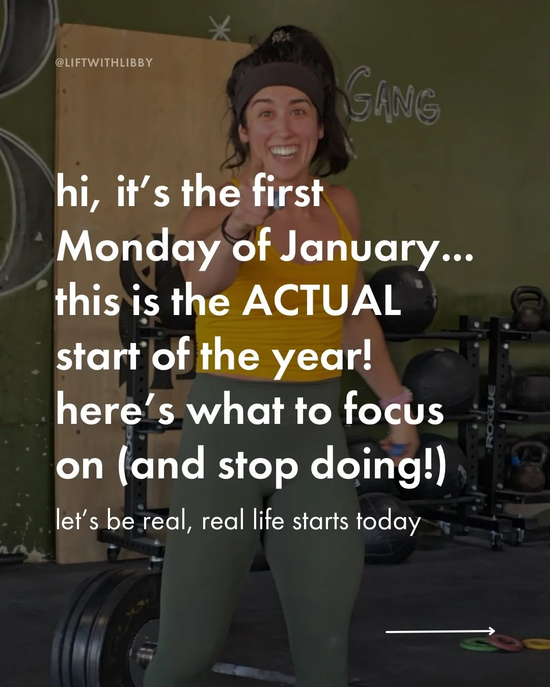 I&rsquo;m a firm believer in the new year actually starting on the first Monday of the year, NOT January 1st lol. 

New Year&rsquo;s Day was a Thursday and a holiday, and then it was Friday so that&rsquo;s the weekend starting right there, but now? N