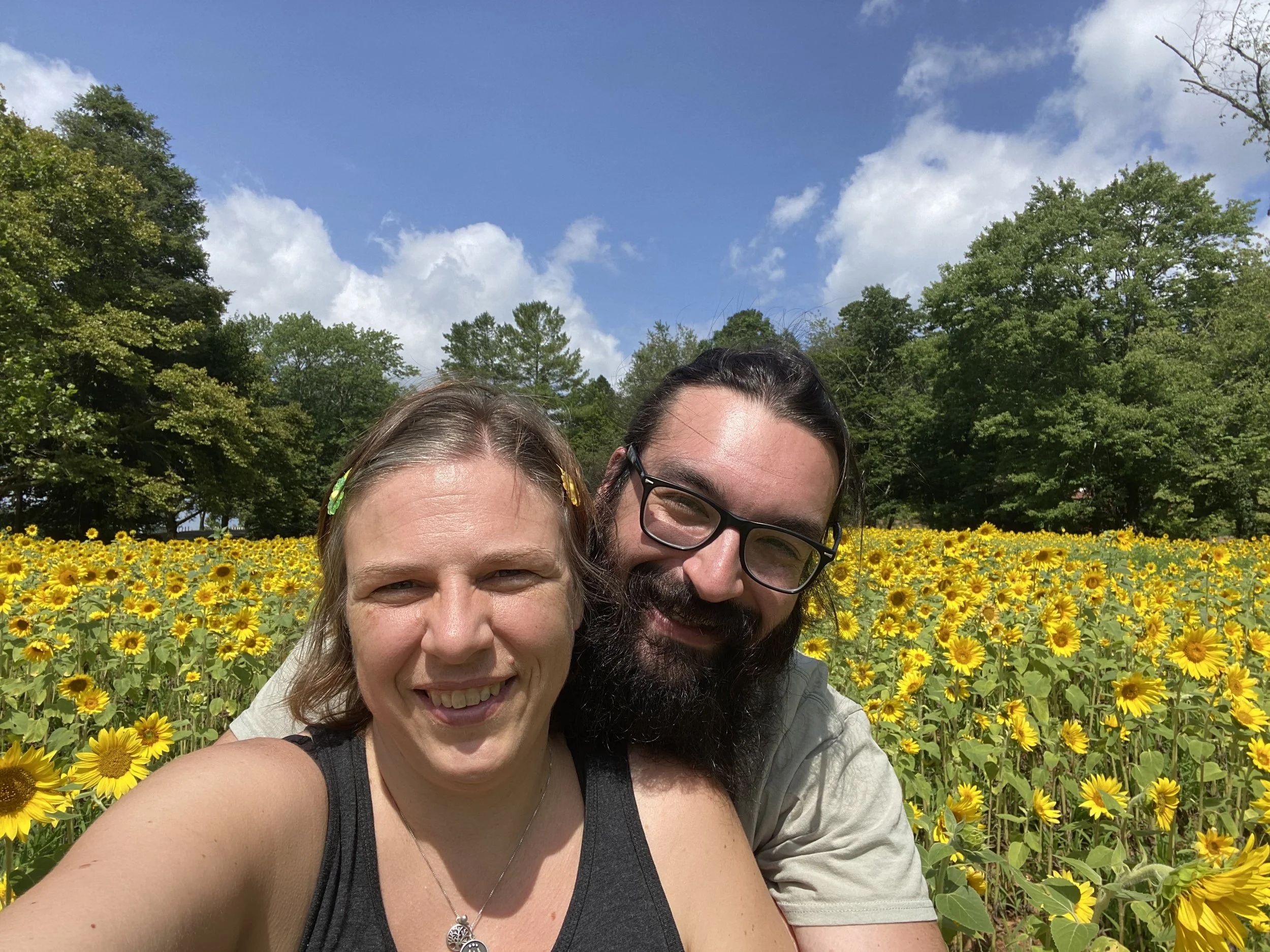 Becoming more real together and loving the summer in Asheville, August 2023
