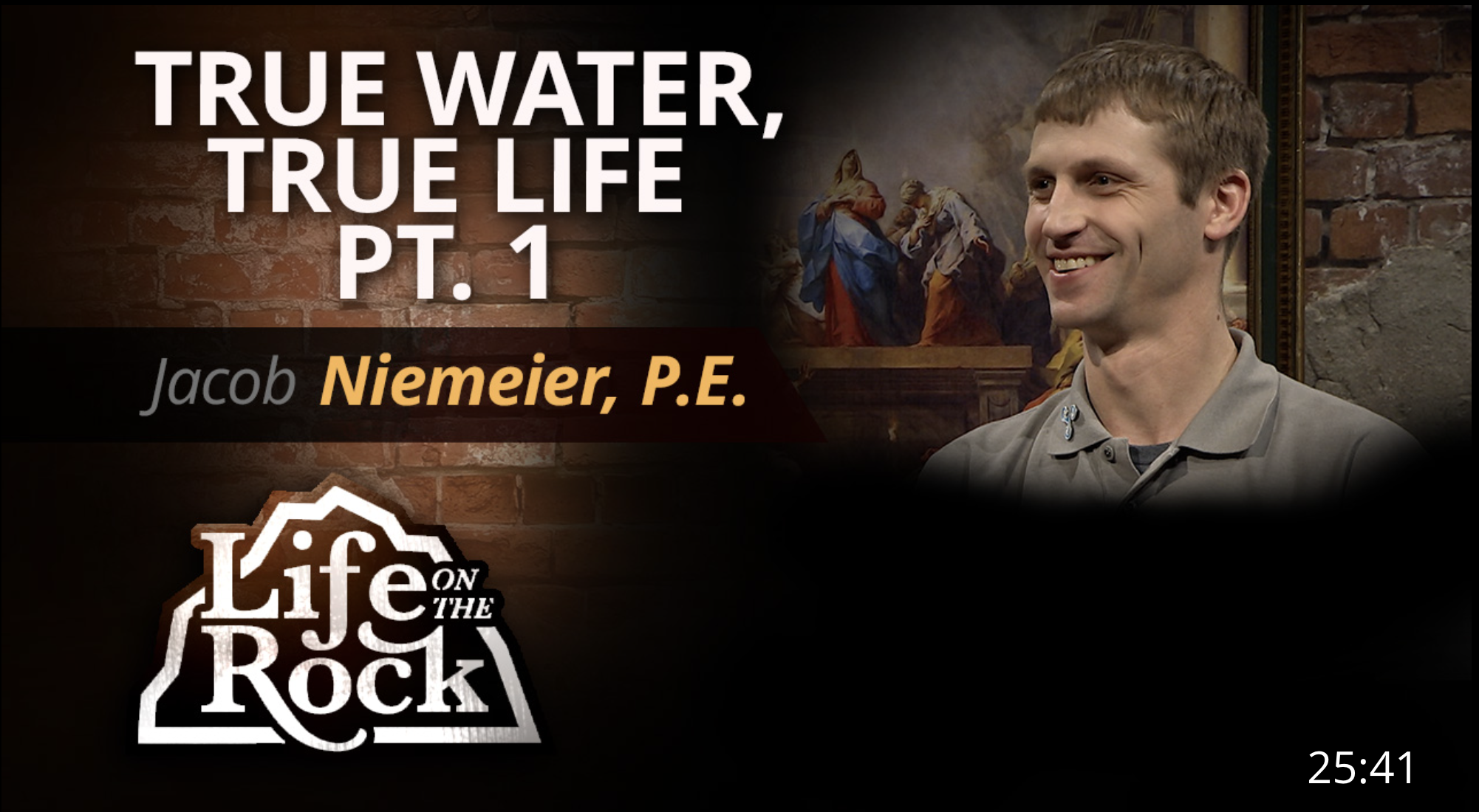 Jacob Niemeier Returns to EWTN’s Life on the Rock