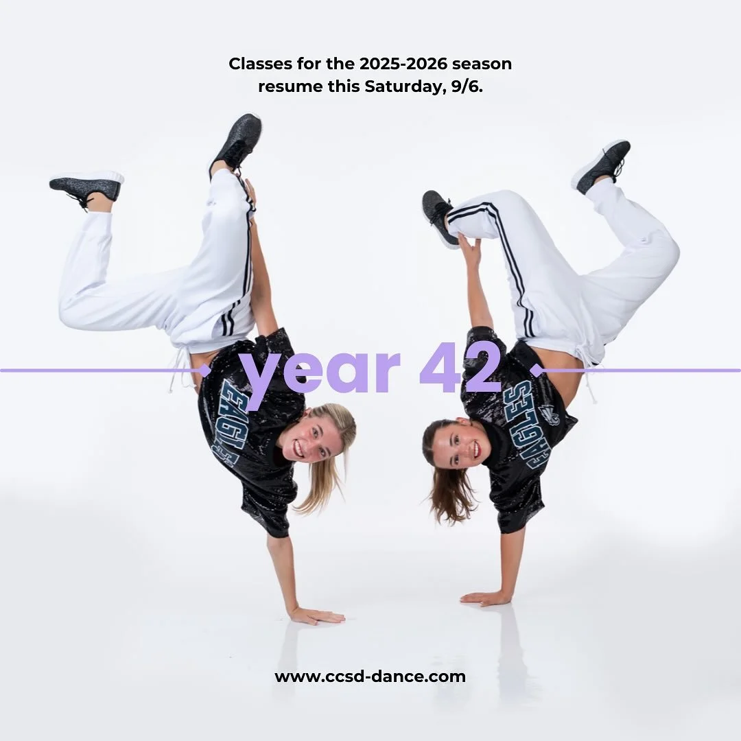 New dance year is almost here and we can’t wait to be back in the studio dancing with you all!!