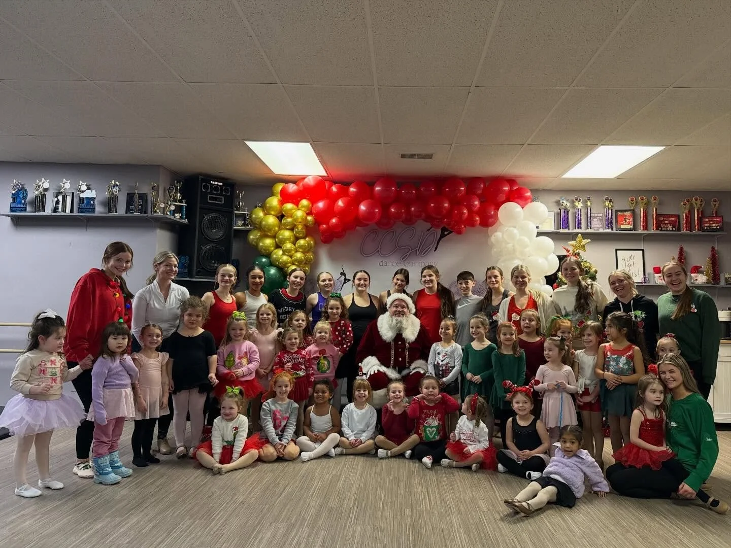 Santa Clause came to town&hellip; again! Stop #2 was visiting our Monday night classes at Aldan. He was so impressed with the performances, he decided to join in!