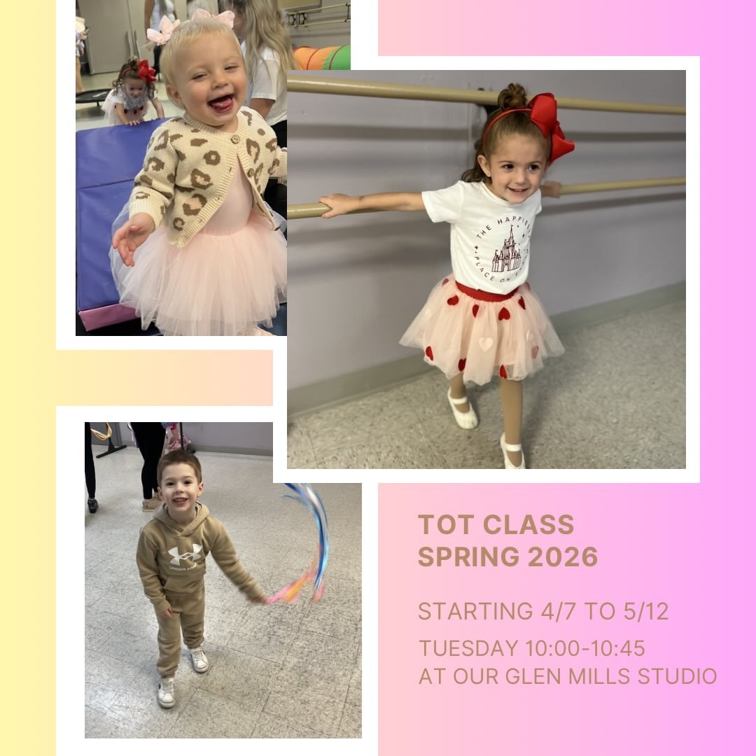 * * TOT Spring Session is open for registration! **

Come join us on Tuesday mornings from 10:00-10:45. Classes begin 4/7 through 5/12! We can&rsquo;t wait 💜
