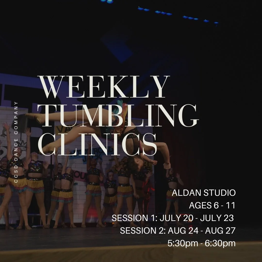 Summer is for sunshine, smiles, and new skills! ☀️🤸&zwj;♀️ Join us for our Summer Tumbling Clinic and take your tumbling to the next level. Link in bio to register!