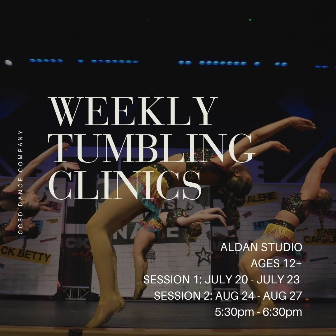 Recital is coming fast and summer will be here before we know it. Be sure to save your spot in one of our upcoming tumbling clinics 🤸