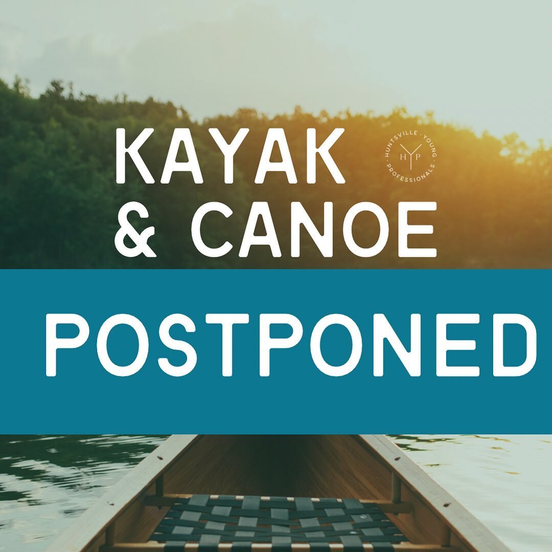 Hey everyone, due to concerns about river conditions tomorrow, we are postponing our kayaking event. Stay tuned for an updated date!