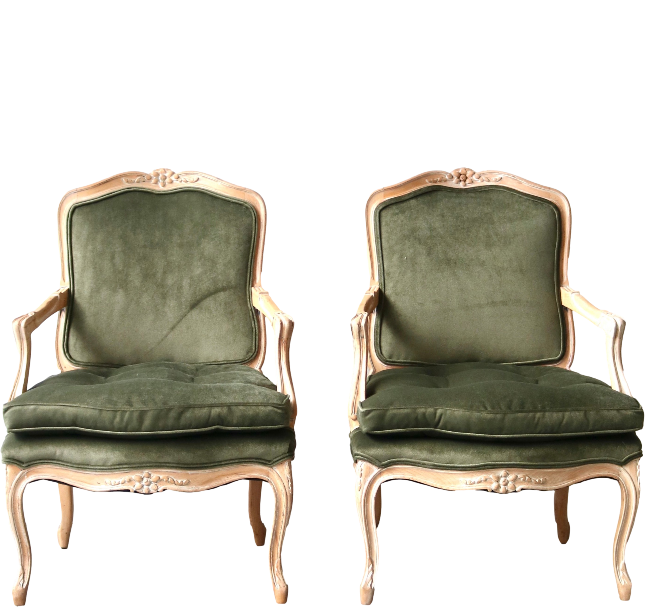  Upholstered velvet green chair rentals 