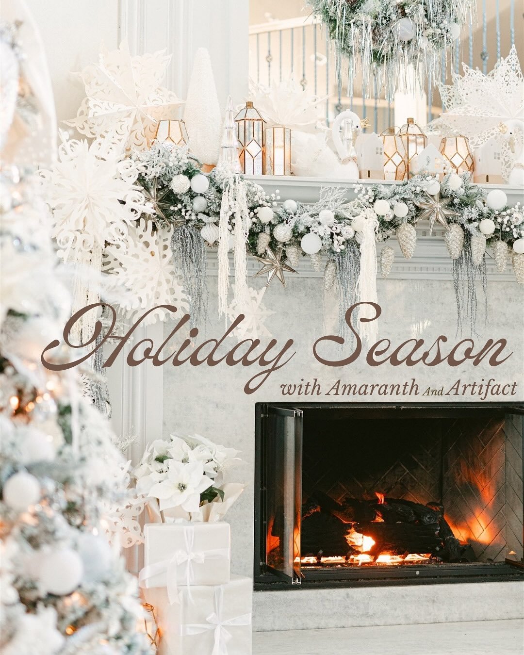 ✨ Holiday Studio Sessions Are Here! ✨

Amaranth &amp; Artifact is transforming the warehouse front into a dreamy Christmas Studio! It&rsquo;s almost ready for photographers, families, couples, friends, businesses and whomever to have their own mini s