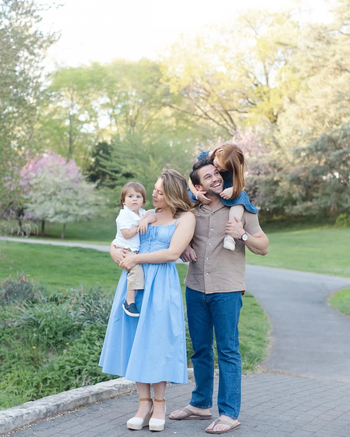 Coming out of hibernation to share some photos of these California cuties, my lifelong friends, surrounded by spring blooms. 🌸 My calendar is officially full for May, but I have one spot left in June. 
.
.
.
.
.
.
#njphotographer #njfamilyphotograph