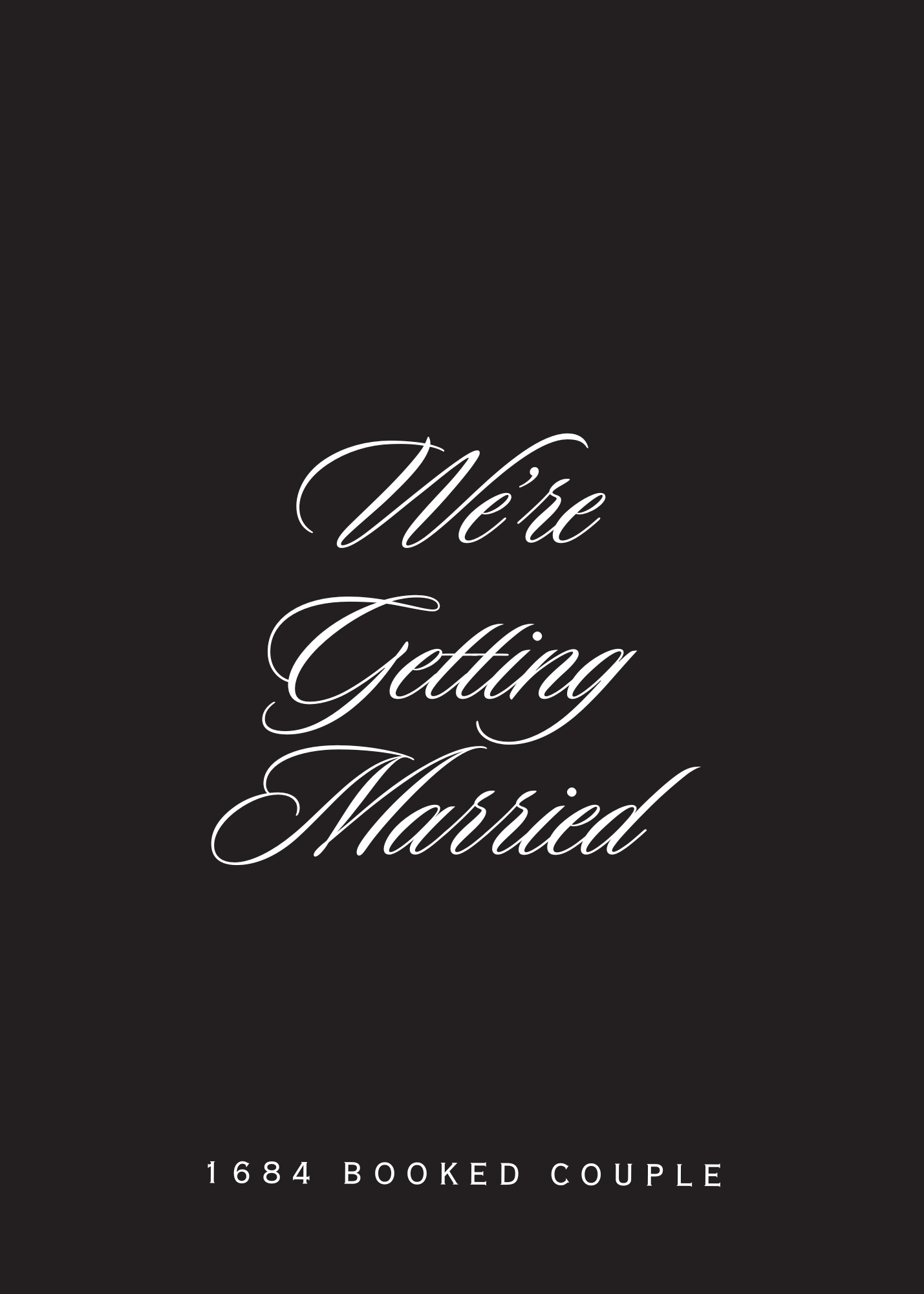 Booked Wedding