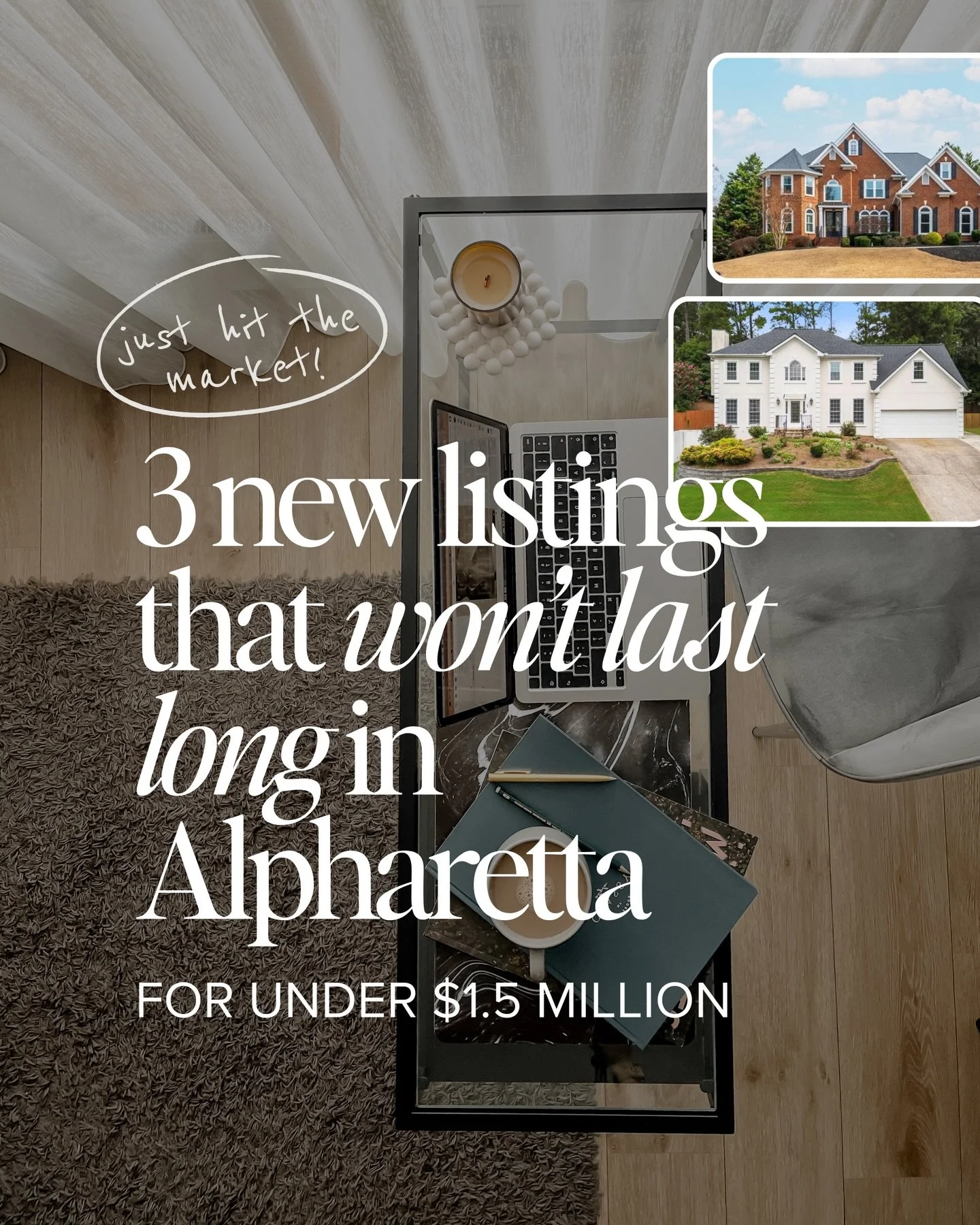Alpharetta listings of the week are in 👀

These are the kinds of homes buyers pause on . . . well-located, thoughtfully priced, and quietly competitive.

The best opportunities don&rsquo;t sit around waiting to be discovered. They go to buyers who a