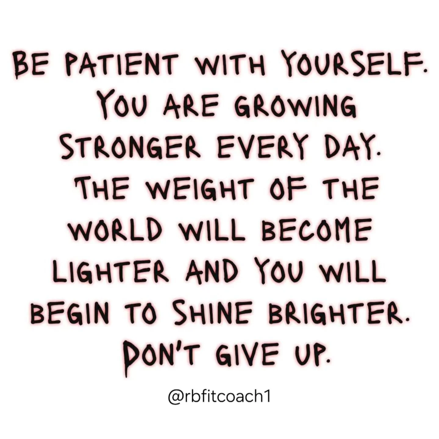 Screenshot for when you need it 😉

Be patient.
Dont give up.

It doesnt get easier, you become stronger...

1 day at a time.

DM me ELEVATE and join us.

#dontgiveuponyou #busyparentsfitness #busyprofessionalsgetfit #bepatient #fitparentslead