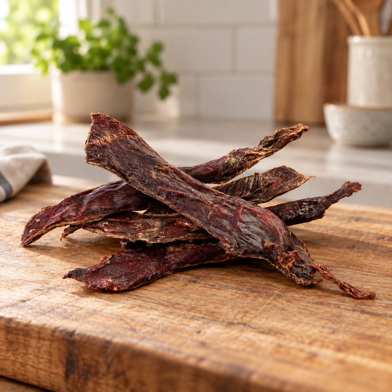 KANGAROO JERKY- LONG STRIPS 500G