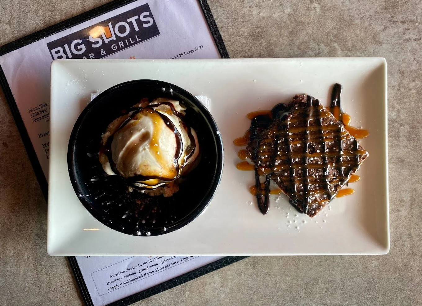Menu — Big Shots Bar & Grill
