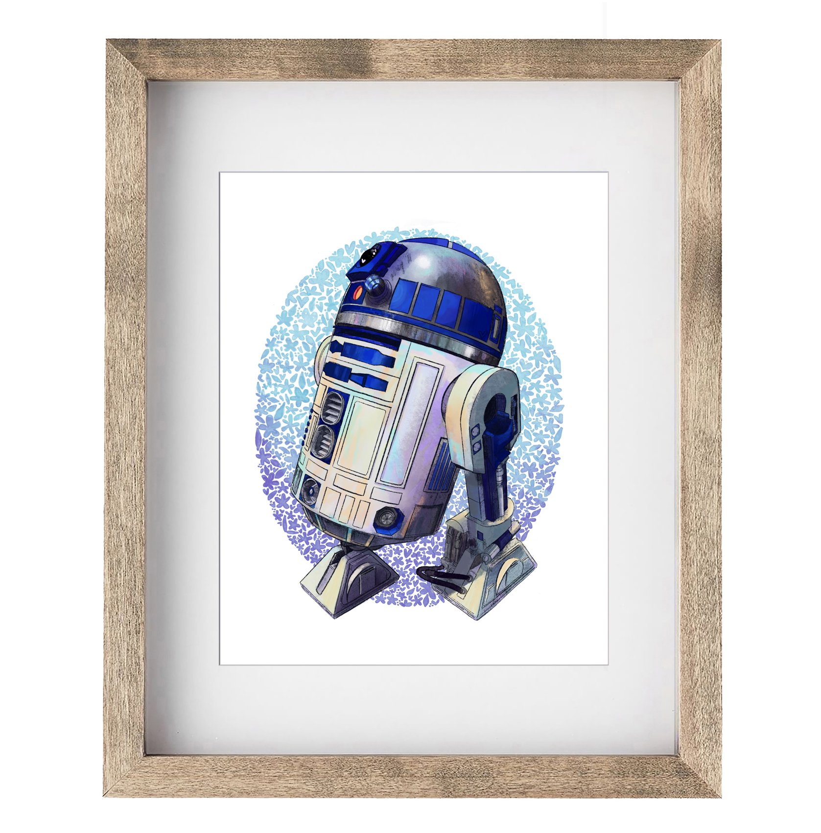 r2d2 floral blue framed.jpg