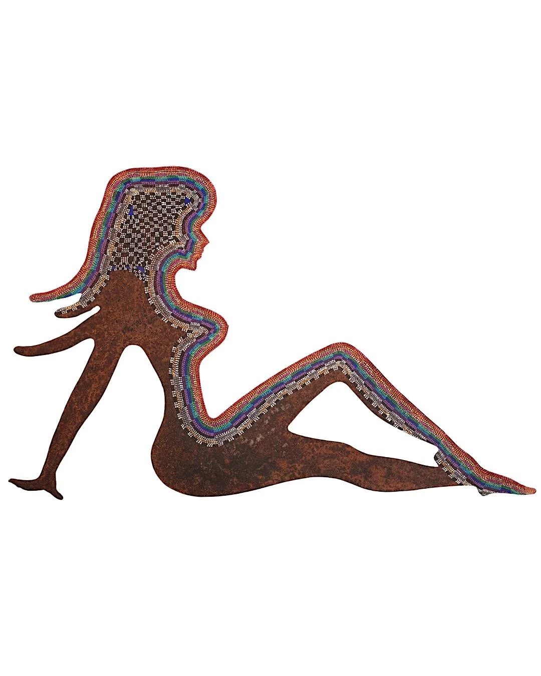 "Maiden, Mother, Crone" | acrylic on metal cutout 2023