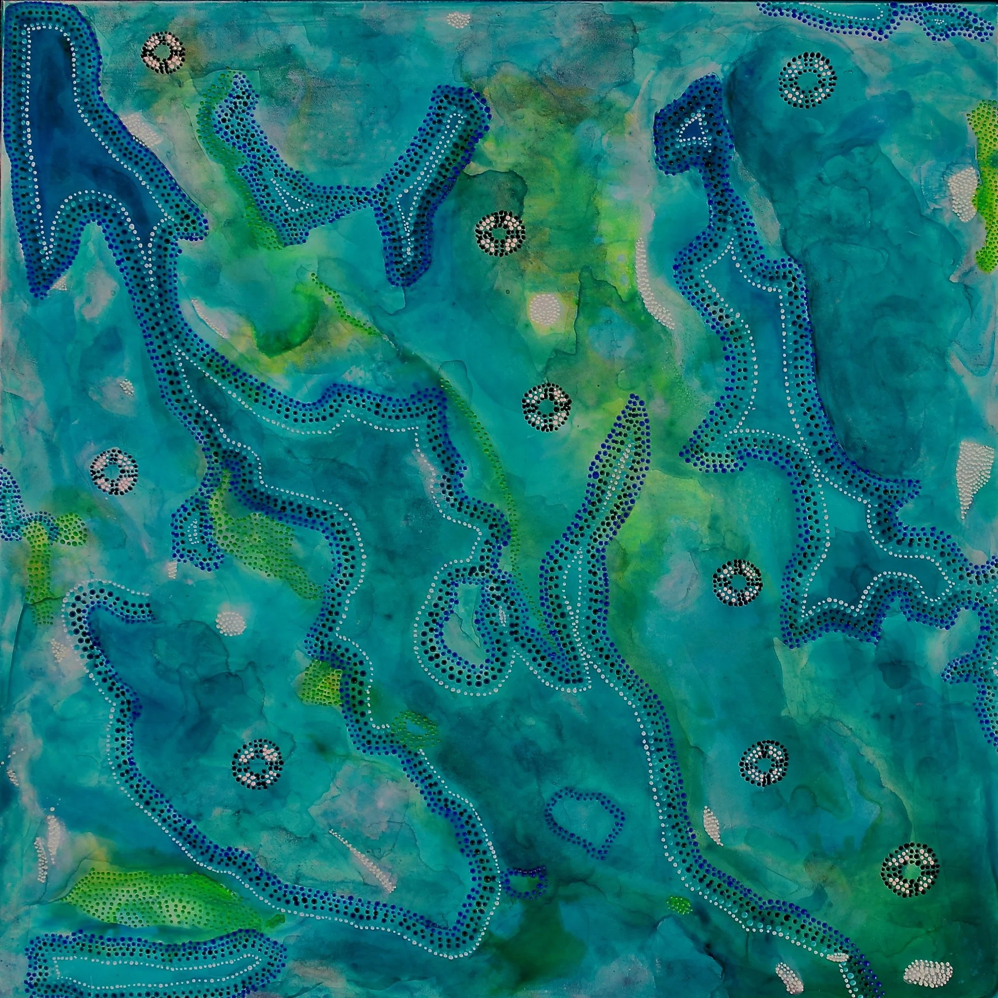 Komar_"Kind of Blue," 10"x10," Acrylic on Claybord, 2025.jpeg