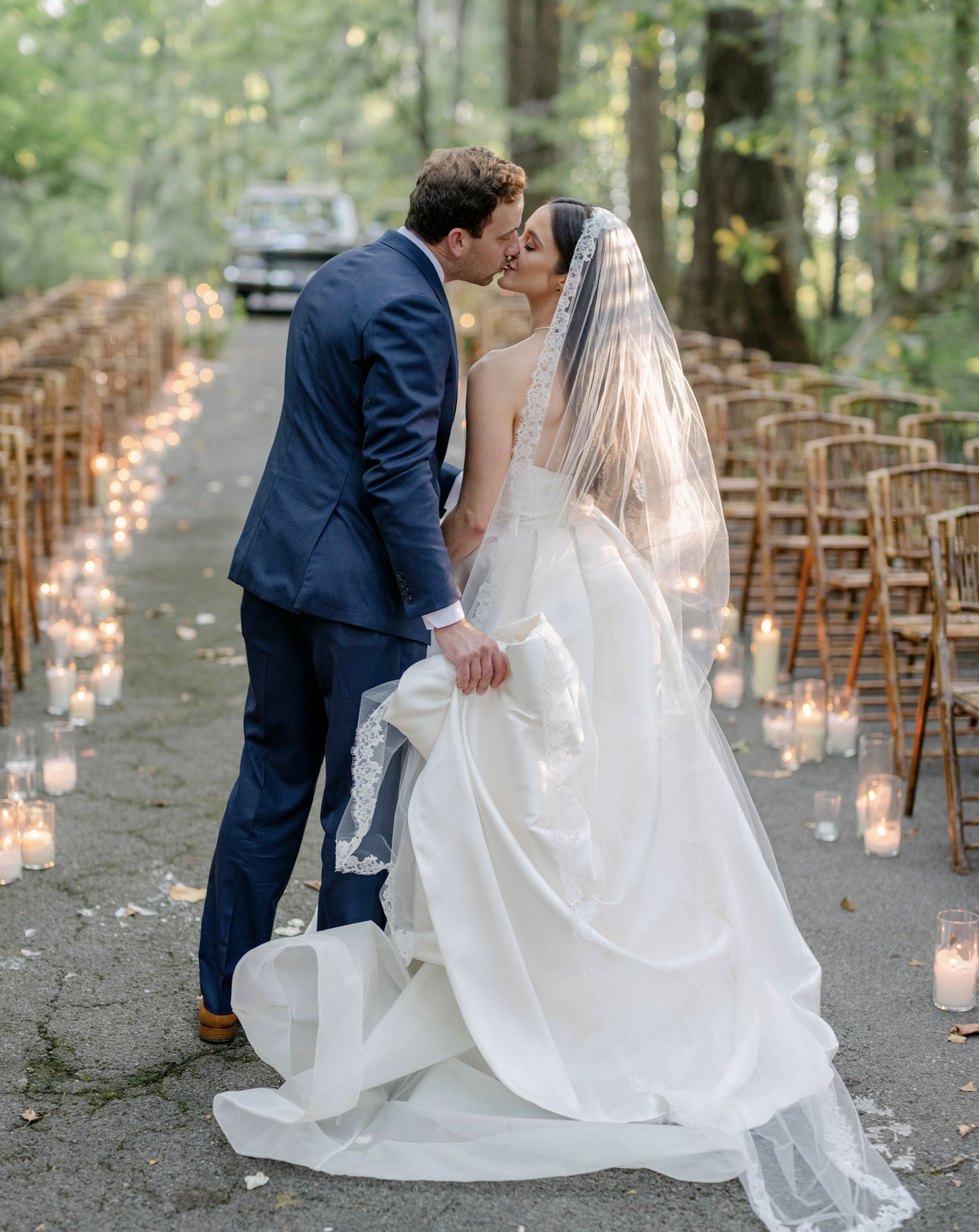 Bryce &amp; Margaret: A Candlelit Ceremony at RT Lodge | Knoxville Wedding Photographer