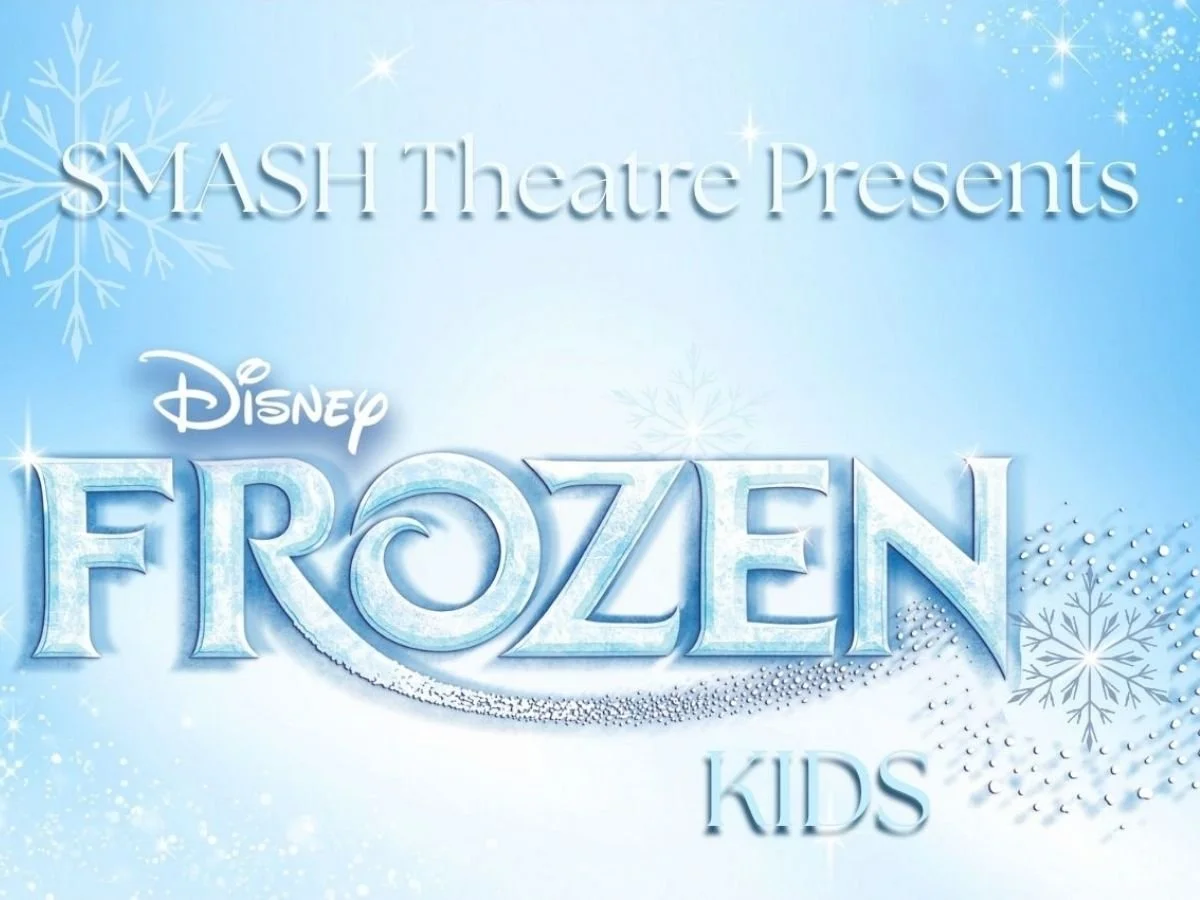 Poster for SMASH Theatre School production of Disney’s Frozen KIDS in White Rock, BC.