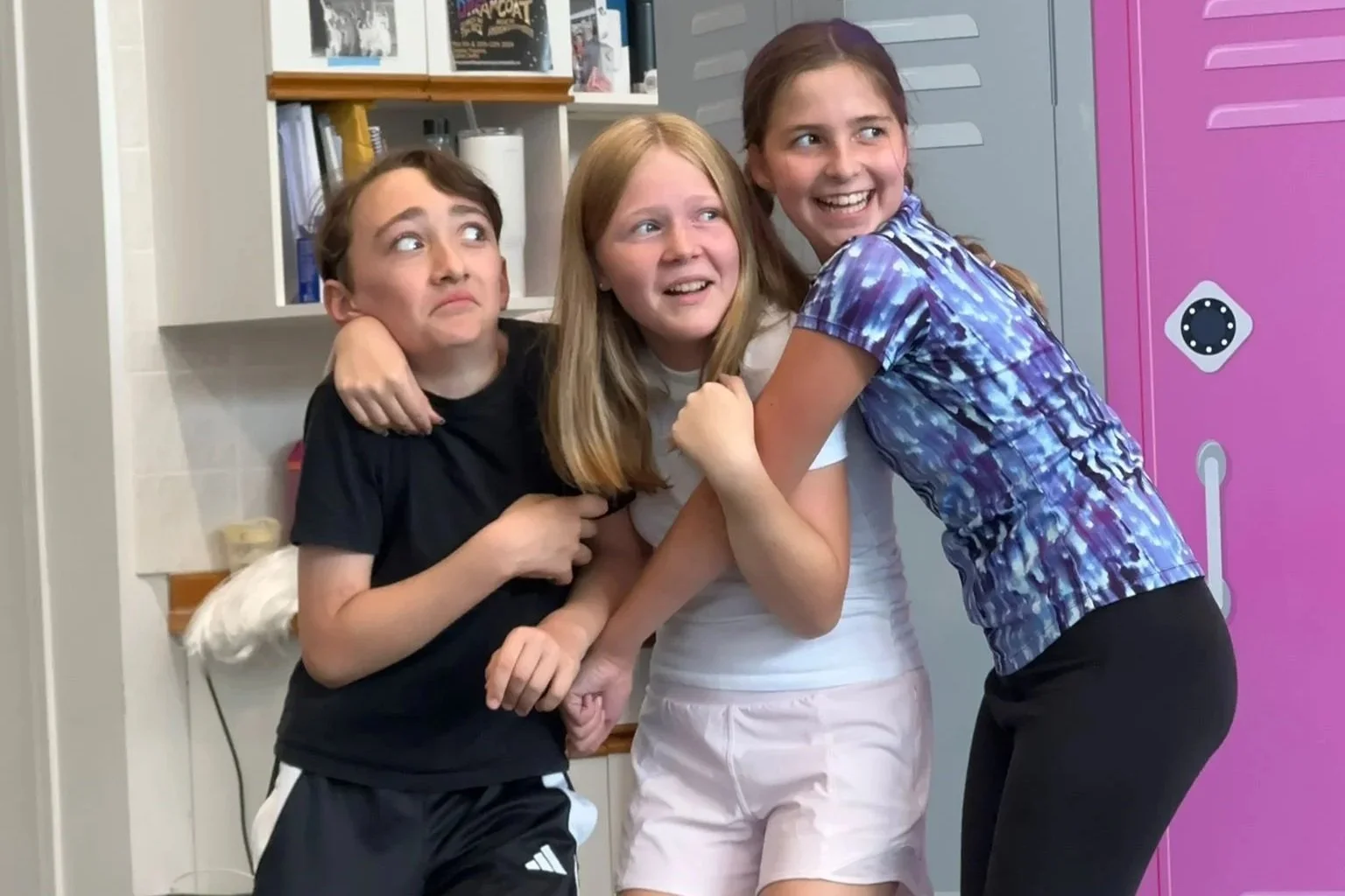 Starlights musical theatre students aged 9 to 13 rehearsing at SMASH in White Rock