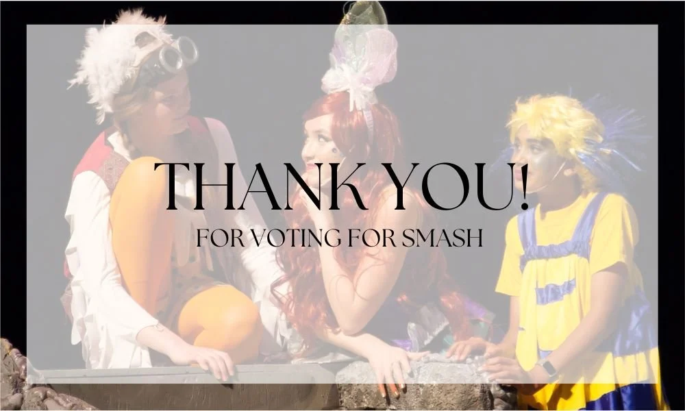 SMASH students on stage during a musical theatre performance