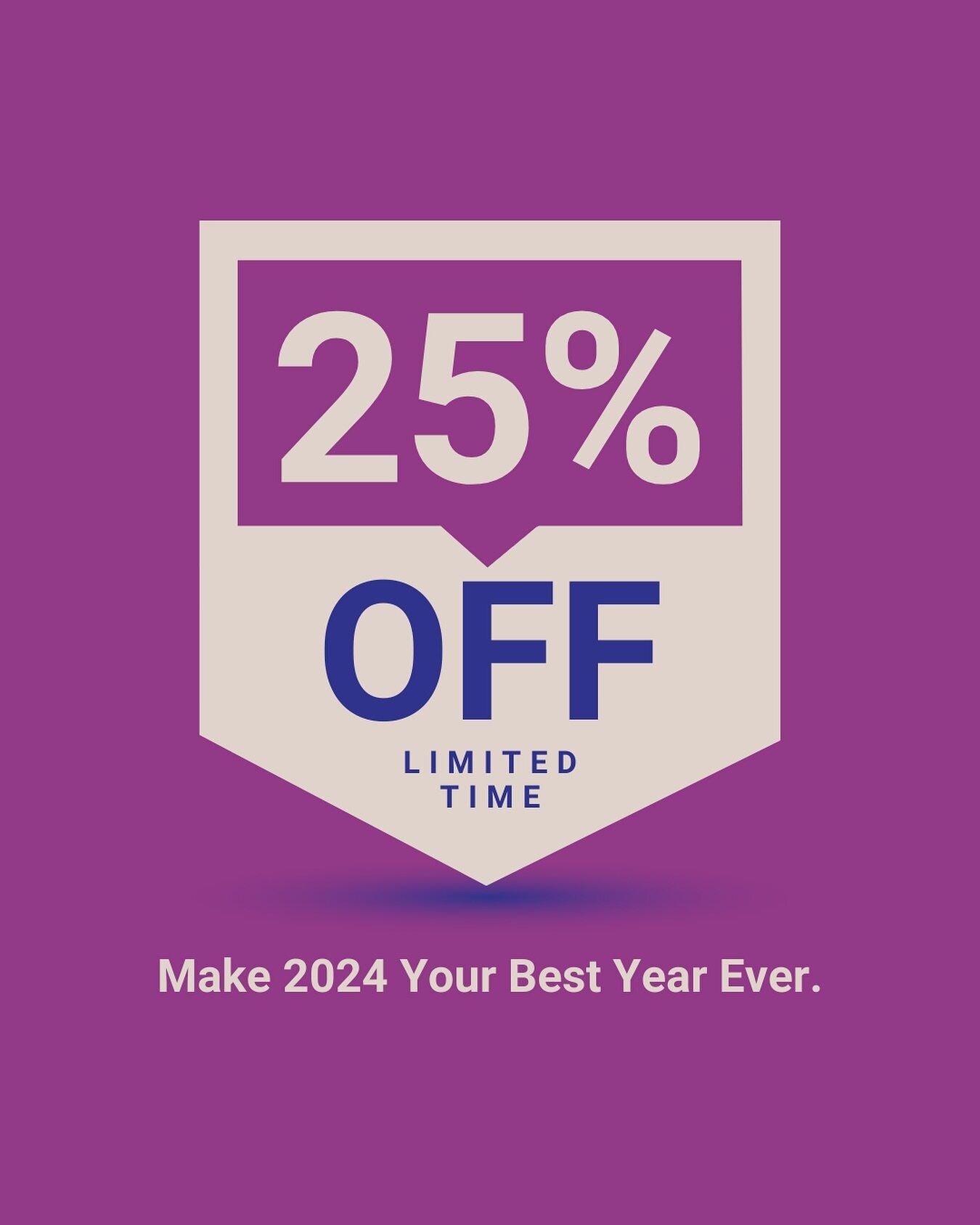 Did you know you can maximize savings for Your Best Year Ever?

Sign up for an annual membership at $150, only if purchased in January (regularly $300)! Start your 2024 strong and save big.

Sign up in our bio.

#annualsavings #newyearnewsavings #you