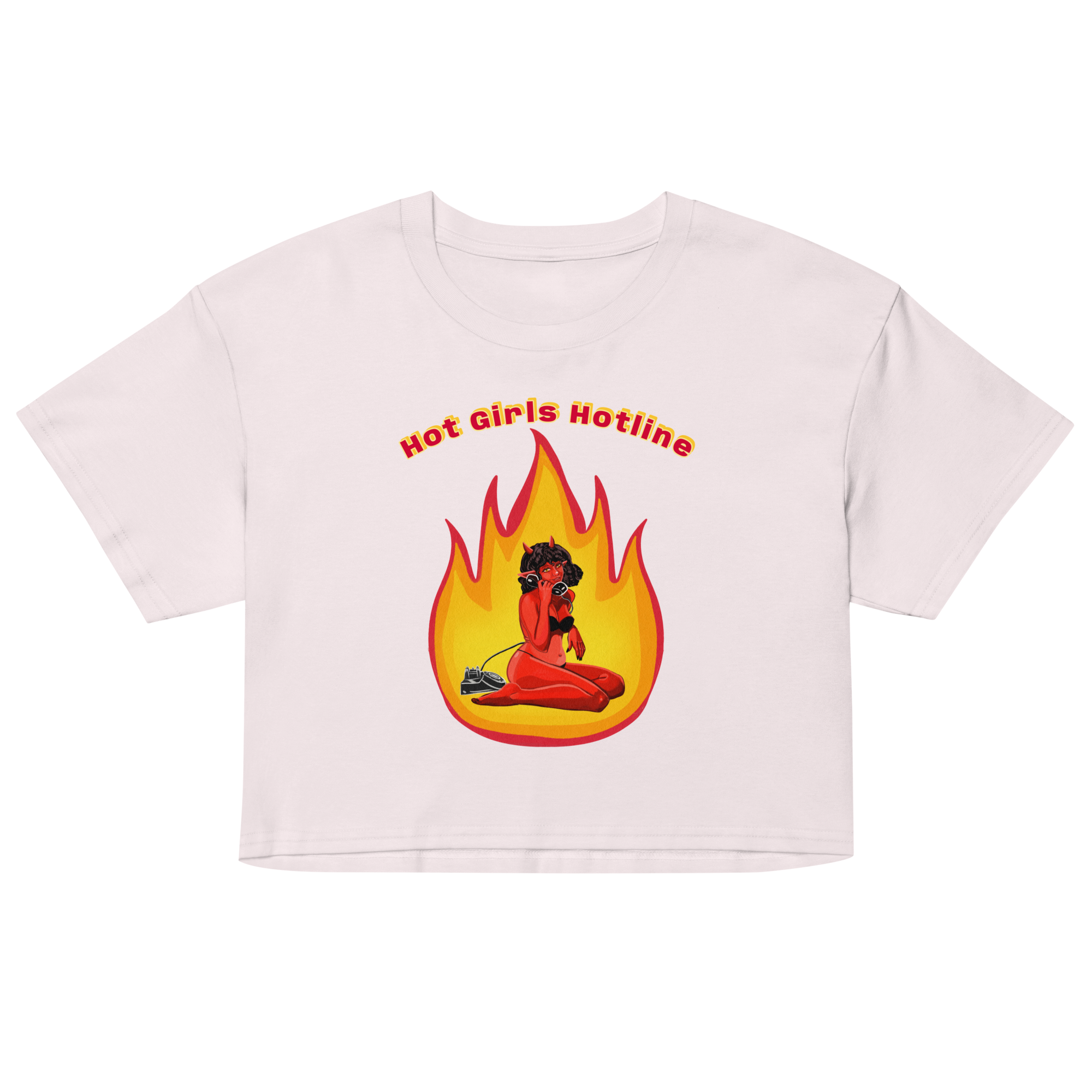 Hot Girls Hotline Crop Top