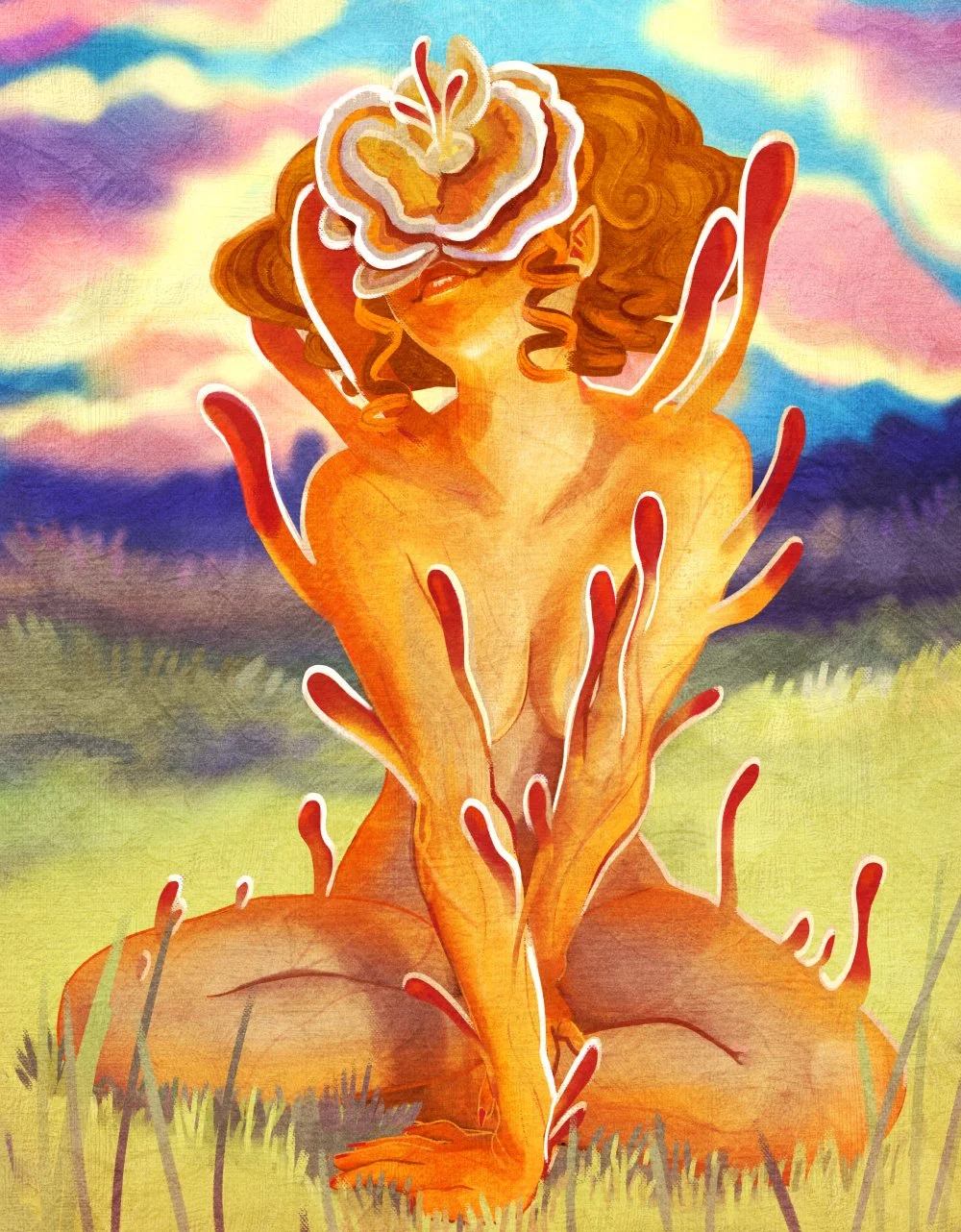 Cordycep Spirit Print