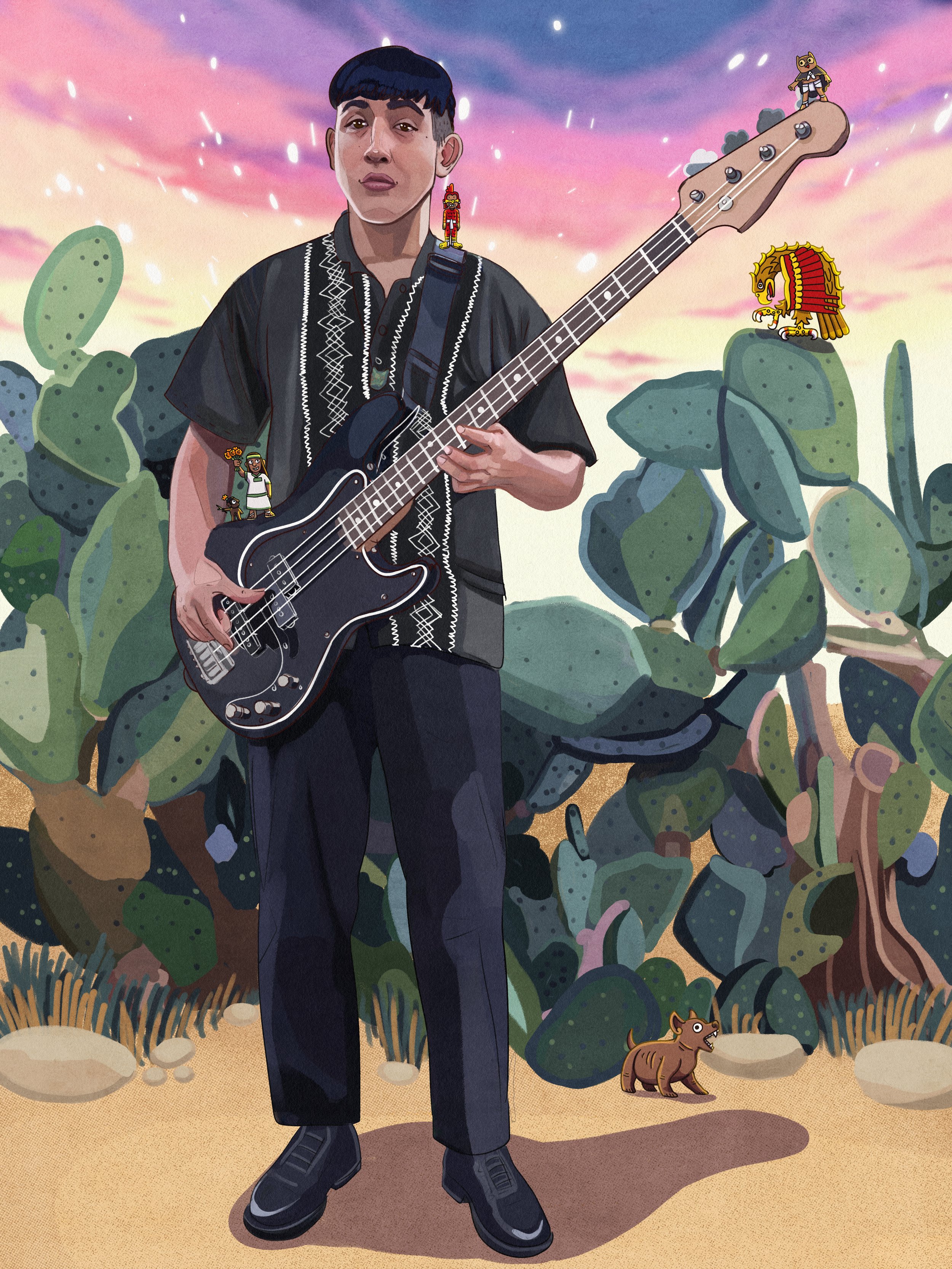 "Gonzalo" 18x24 Digital Painting 2026