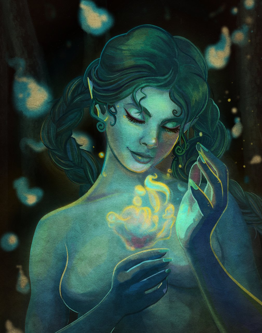 Will-o'-wisp Spirit Print