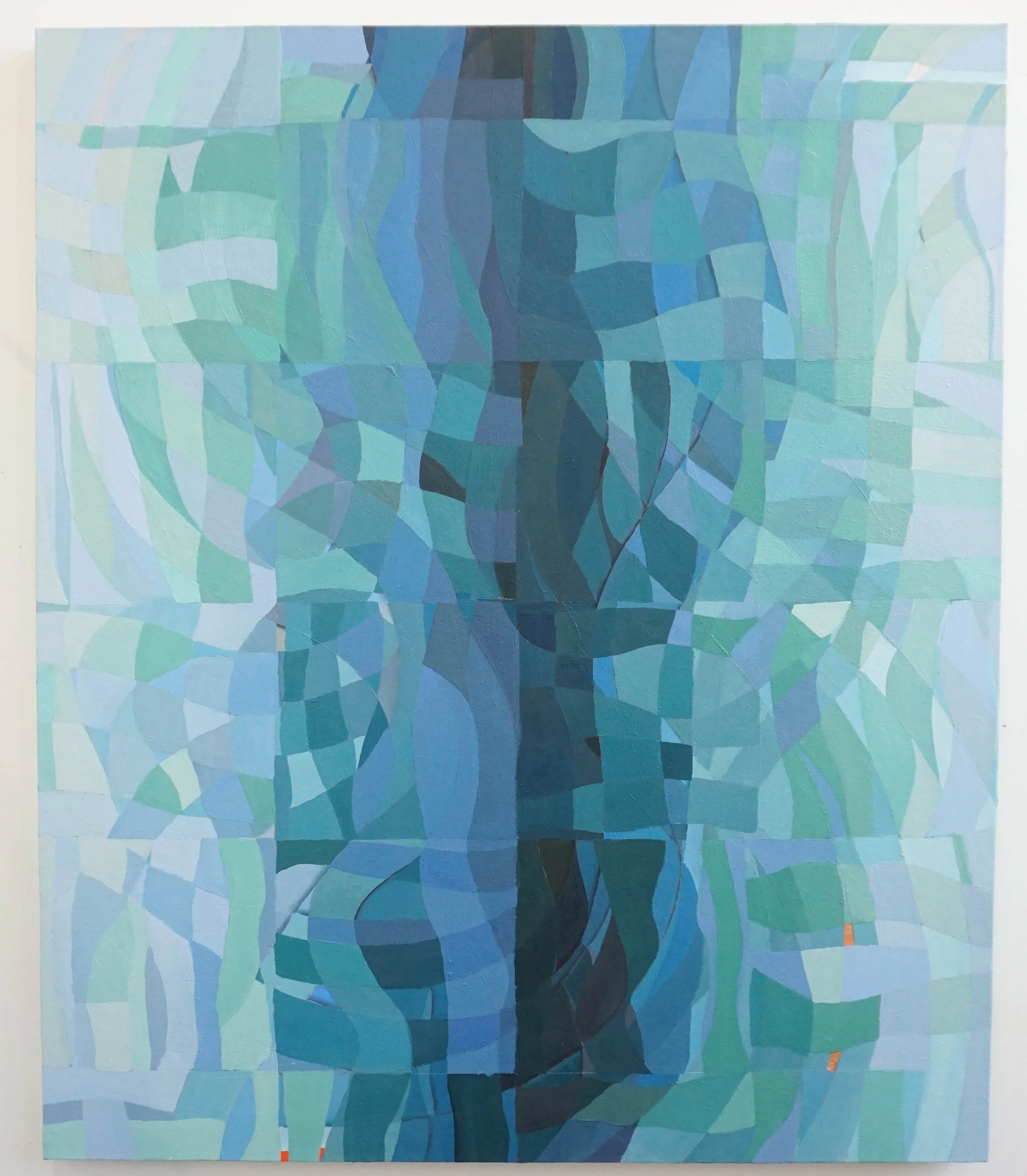 Threadbare, oil on canvas, 40" x 48" 2025