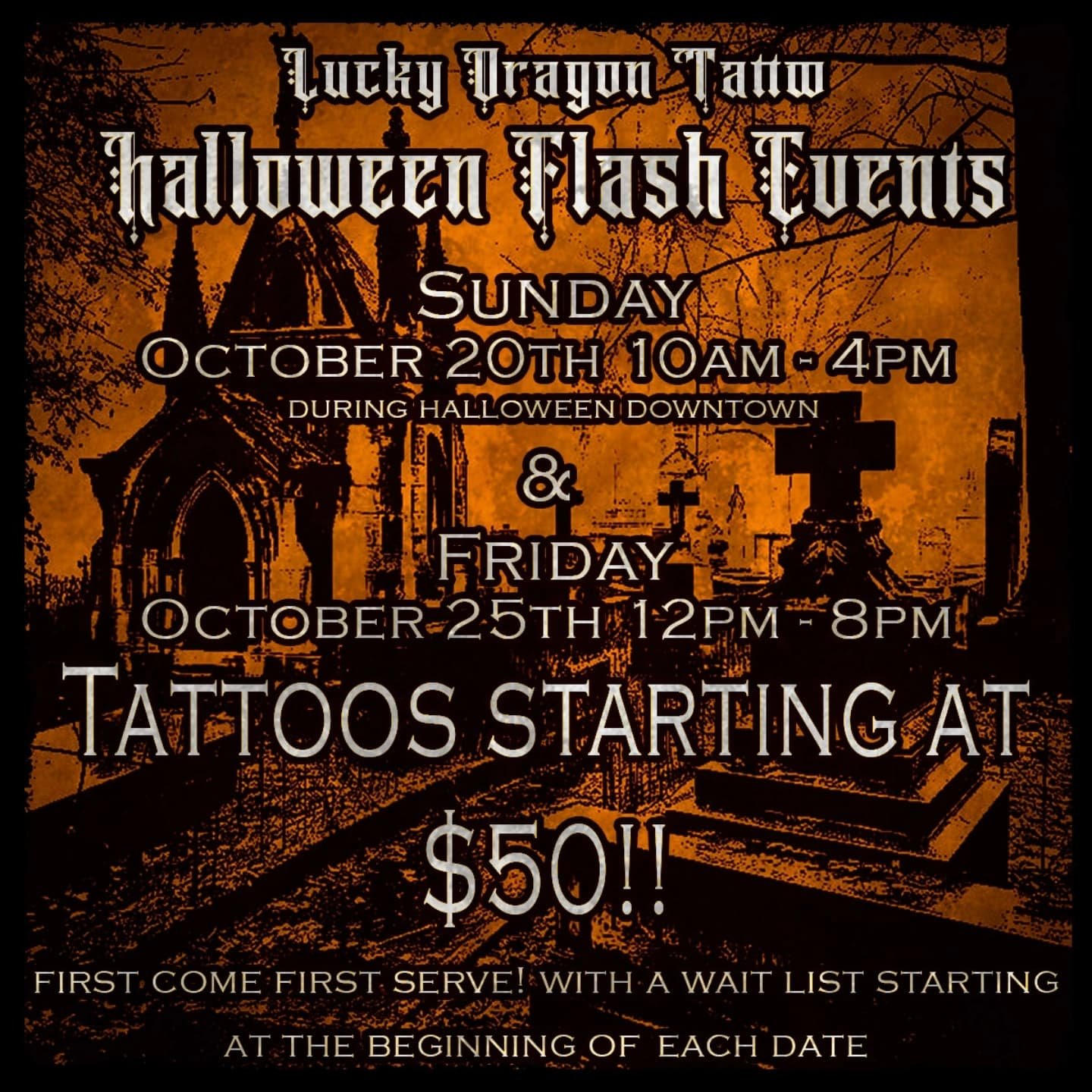 This Sunday will be our first flash event! 10am-4pm, first come first serve! Prices start at $50! Swipe to check out some of my available designs!
