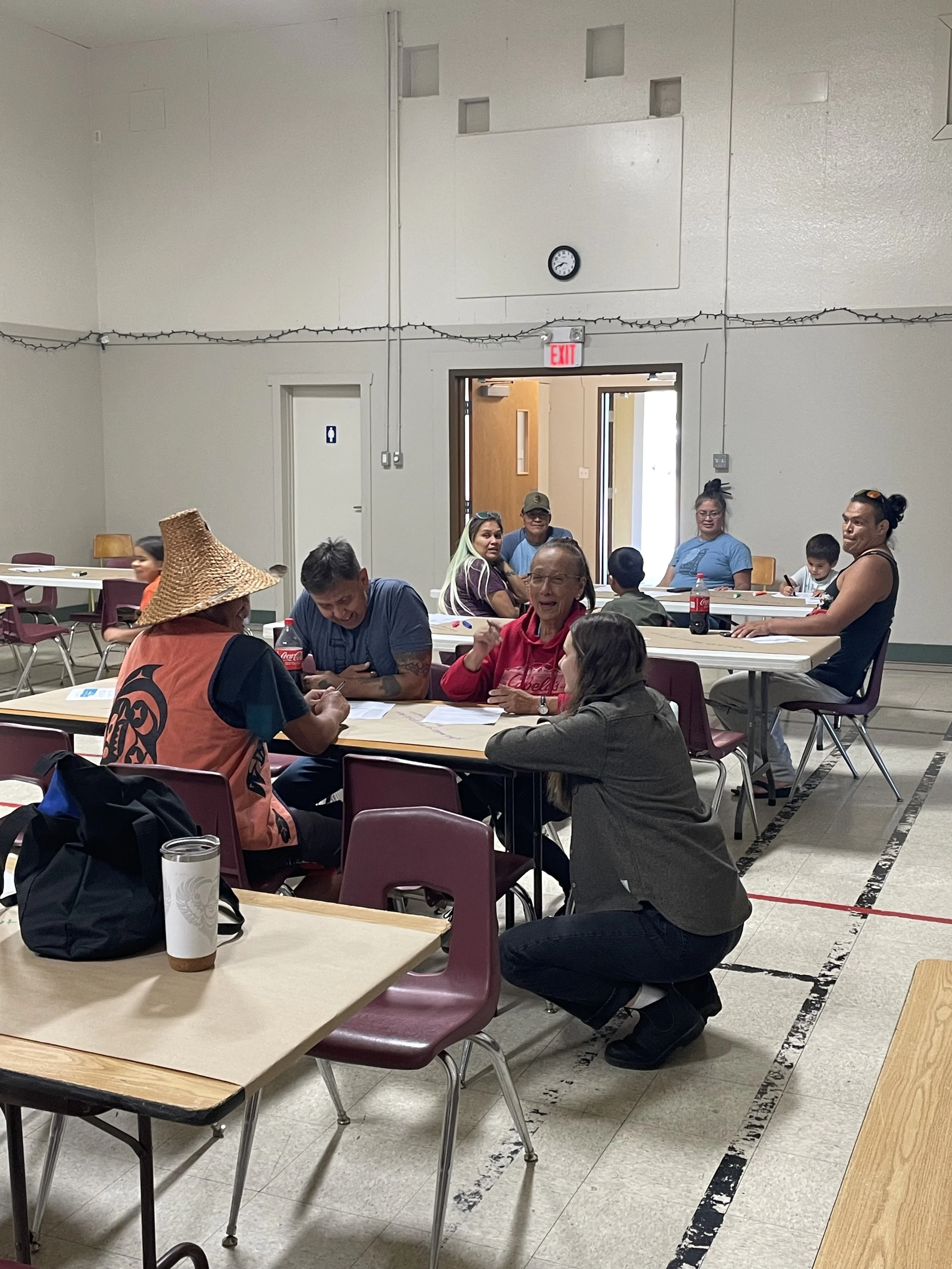 A community engagement event for Ehattesaht Chinehkint's CCP.